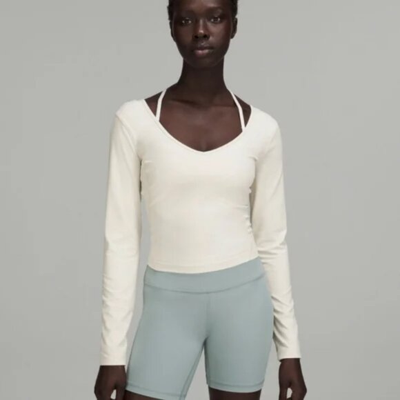 Lululemon Align Long Sleeve Shirt White Opal - Picture 1 of 6